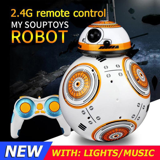 Anime Upgrade Intelligent RC BB8 Robot 2.4G Remote Control Action Figure