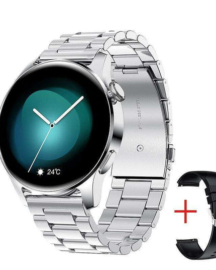 Sleek Waterproof Smartwatch with Touchscreen and Advanced Health Tracking Features