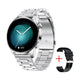 Smart Watch Men Full Touch Sport Fitness Watches Waterproof Heart Rate Steel Band Smartwatch Android iOS