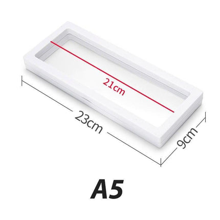 Stylish Transparent Jewelry Organizer Box with Dust-Proof Lid