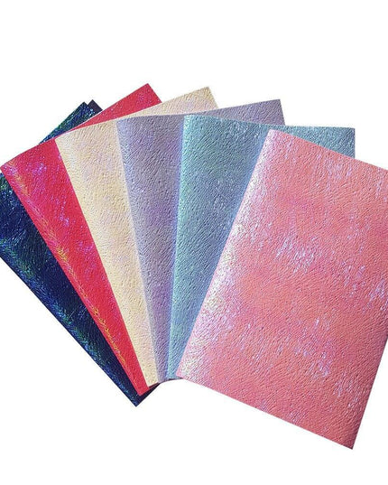 Colorful 3D Faux Leather Craft Sheets for Unique DIY Creations