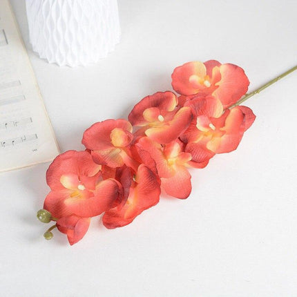 Orchid Splendor: Luxurious Silk Floral Arrangement for Stylish Living