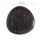 9.5 inch black plate