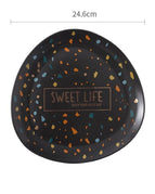 9.5 inch black plate