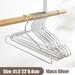 Luxury Metal Clothes Hangers Set (Pack of 10) - Premium Non-Slip Design for Efficient Wardrobe Organization