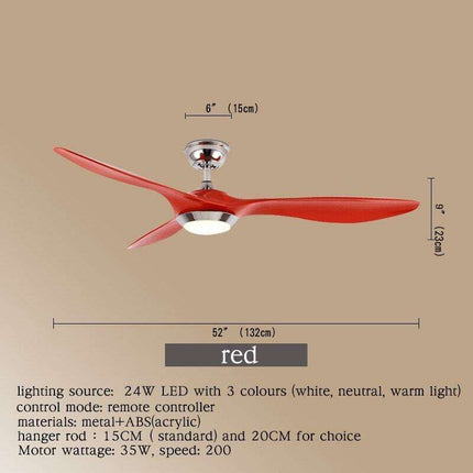 Sophisticated Smart LED Ceiling Fan with Color-Changing Features and Remote Control