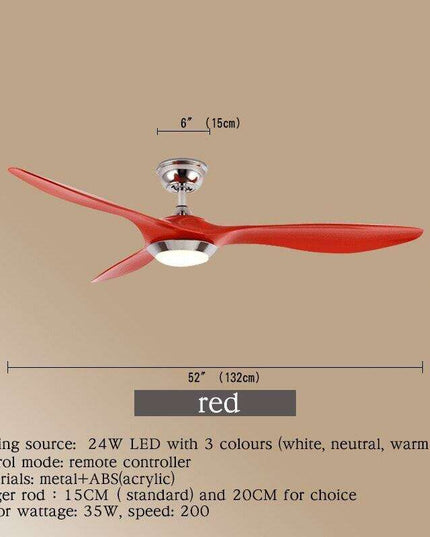 Sophisticated Smart LED Ceiling Fan with Color-Changing Features and Remote Control