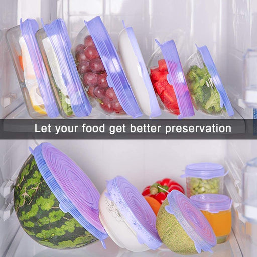 Fresh Seal Silicone Food Covers Set - Ultimate Kitchen Storage Solution with Leak-proof Design
