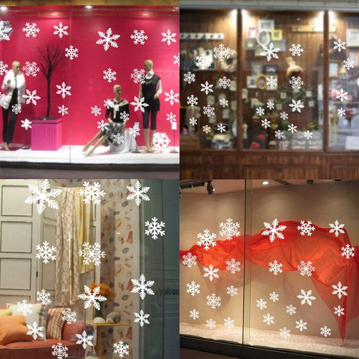 Enchanting Winter Wonderland Snowflake Decals Set