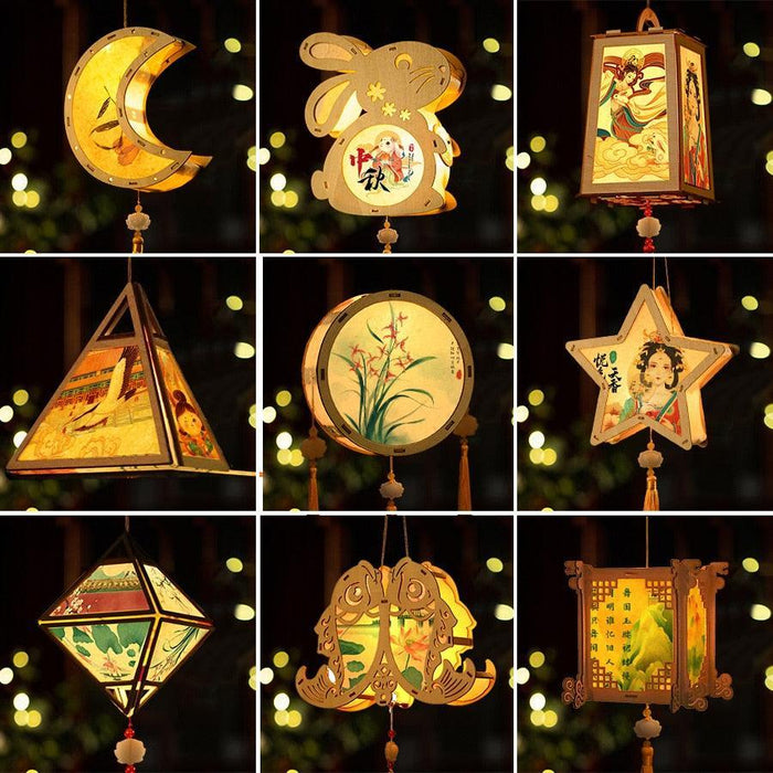 Creative Mid-Autumn Lantern Craft Kit for Kids - Fun DIY Activity for Festive Celebrations