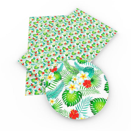 Floral Fantasy Faux Leather Crafting Kit - Ignite Your DIY Imagination