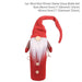 Festive Christmas Wine Bottle Cover for Holiday Joy and Elegance