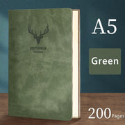Luxurious A5 Leather-bound Journal: 200 Pages for Creative Expression