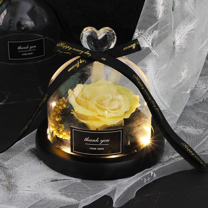 Eternal Love Glass Dome Rose: Enduring Symbol of Love and Devotion