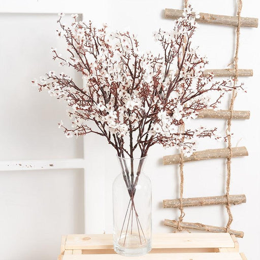 Artificial Gypsophila White Flower Branch - 8 Colors Available