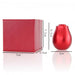 Rose Red Jewelry Storage Box - Elegant Organizer for Special Occasions