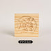 Retro Beech Wood Cookie Mold with 3D Embossed Designs - Elevate Your Baking Artistry!