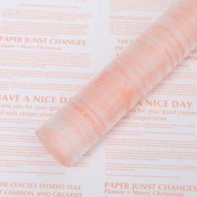 Elegant Alphabet Tissue Paper Set for Stylish Gift Wrapping and Floral Designs