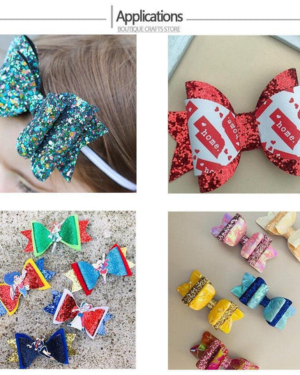 Shimmering DIY Fabric Bundle: Perfect for Hair Bows and Creative Crafts