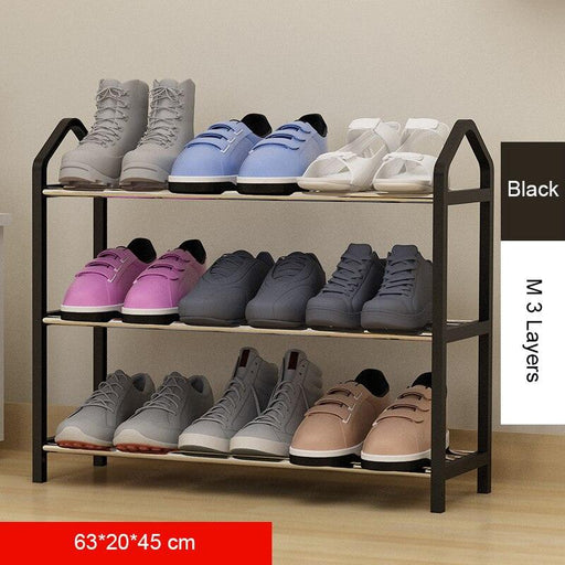 Bamboo Shoe Stand: Elegant Shoe Storage Solution with Transparent Shoe Display