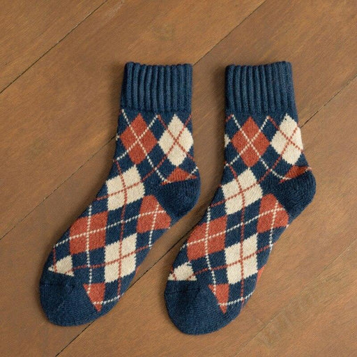 5-Pair Winter Wool Crew Socks Bundle for Men and Women
