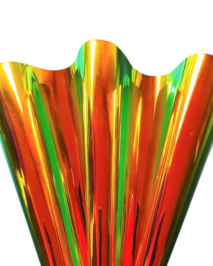 Reflective Holographic Iridescent Faux Leather - Essential Crafting Material