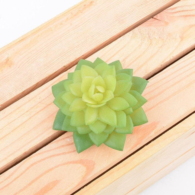 Lotus Oasis Lifelike Faux Succulent: Effortless Indoor Decoration