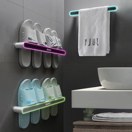 Stylish Wall-Mounted Organizer for Towels and Shoes