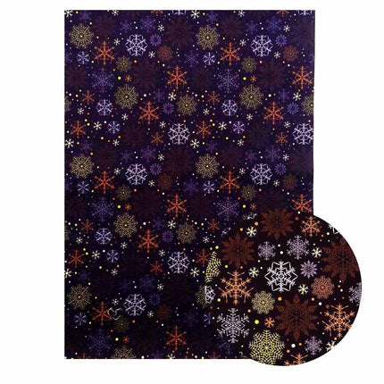 Sparkling Black Faux Leather Crafting Kit - Essential DIY Supplies