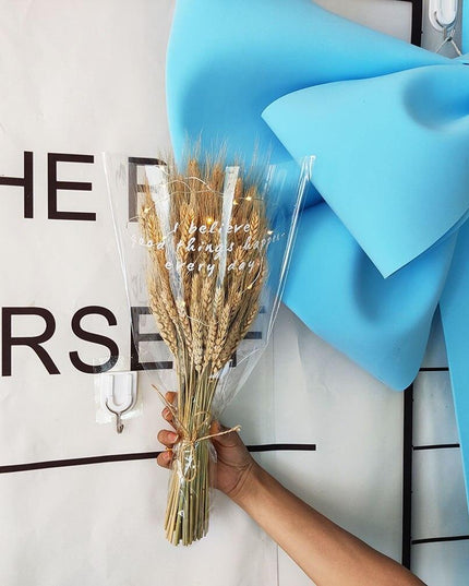 Charming Natural Dried Gypsophila Wheat Bouquet - Ideal Home Decor and Gift Option