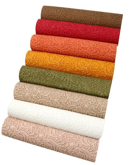 Luxurious Textured Faux Leather Craft Sheet - Premium Vinyl for DIY Creations