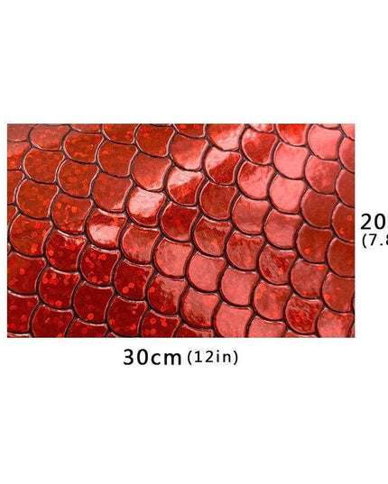Holographic Mermaid Faux Leather - Ultimate DIY Essential for Creators