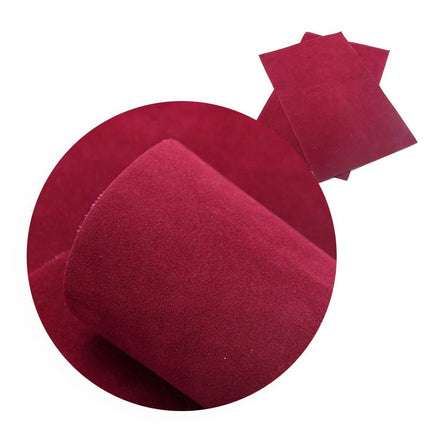 Elevate Your Crafting with Luxurious Reversible Velvet Faux Leather Material