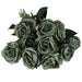 Luxurious 10-Piece Flannel Silk Rose Collection - Exquisite Floral Arrangement