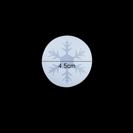 Charming Snowflake DIY Craft Set for Unique Christmas Jewelry and Ornaments