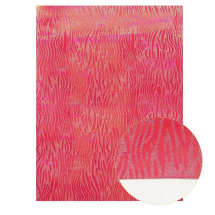 Ruby Radiance Faux Leather Crafting Set - Premium Quality for Stylish Creations