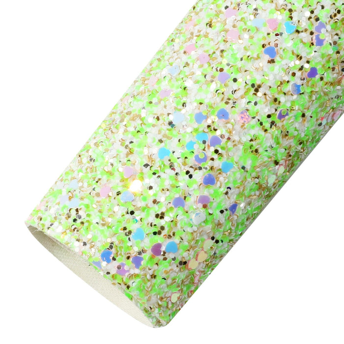 Shimmering Chunky Glitter Vinyl Crafting Sheets for Stunning Creations