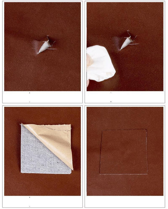 Leather Sofa Repair Patch Kit - DIY Self-Adhesive Stickers for Easy Furniture Restoration
