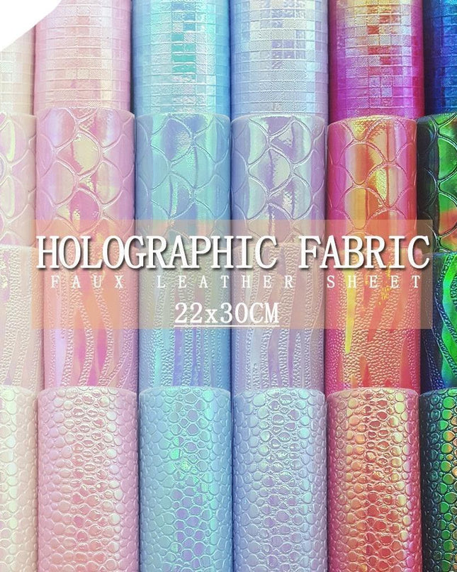 Mesmerizing Mermaid and Serpent Vegan Leather Craft Sheets - Set of 6