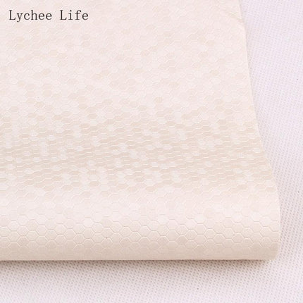 Transform Your Sewing Projects with Luxurious Honeycomb PVC Leather Fabric