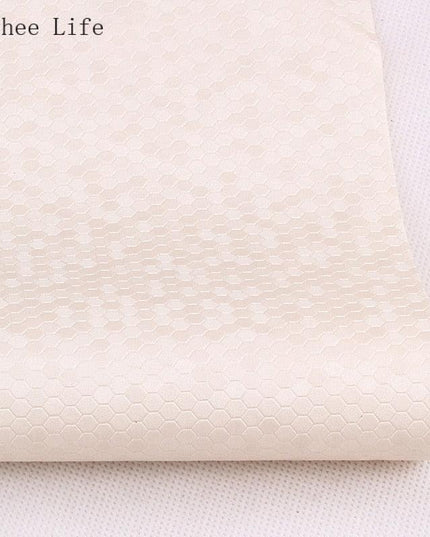 Transform Your Sewing Projects with Luxurious Honeycomb PVC Leather Fabric
