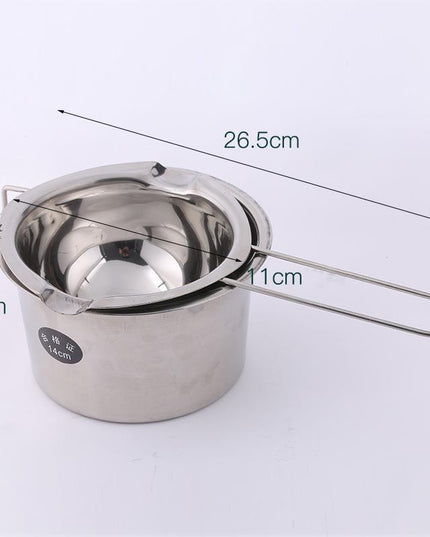 Premium Stainless Steel Wax Melting Kit for Creative Soap and Candle Crafting