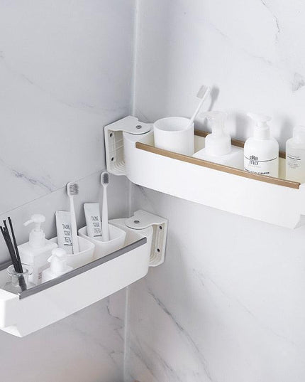 360° Rotating Wall-Mount Storage Organizer for Effortless Space Management