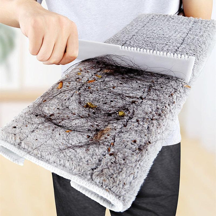 Effortless Cleaning Flat Wringer Mop - Hands-Free Dry and Wet Dual Purpose Mop