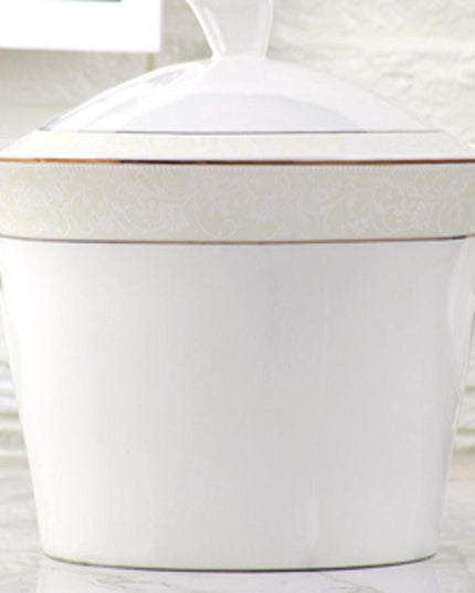 Sophisticated 60-Piece Handcrafted Korean Porcelain Dinnerware Set