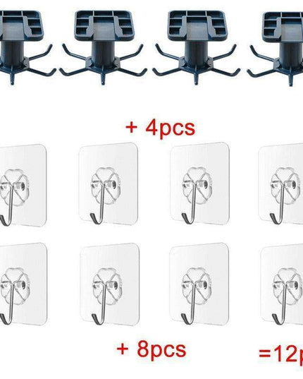 Multi-Functional 360° Rotating Waterproof Kitchen Caddy for Efficient Storage Solutions