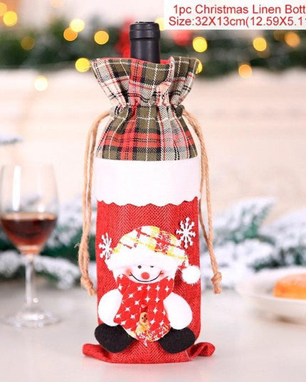 Holiday Cheer Wine Bottle Dress: Celebrate in Festive Elegance