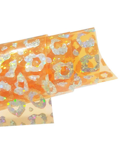 Glittering Star & Heart PVC Craft Sheets for Artistic Creations