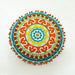Moroccan Elegance Circular Embroidered Pillow Cover for Stylish Home Décor
