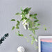 Nordic Mini Hanging White Resin Flower Planters